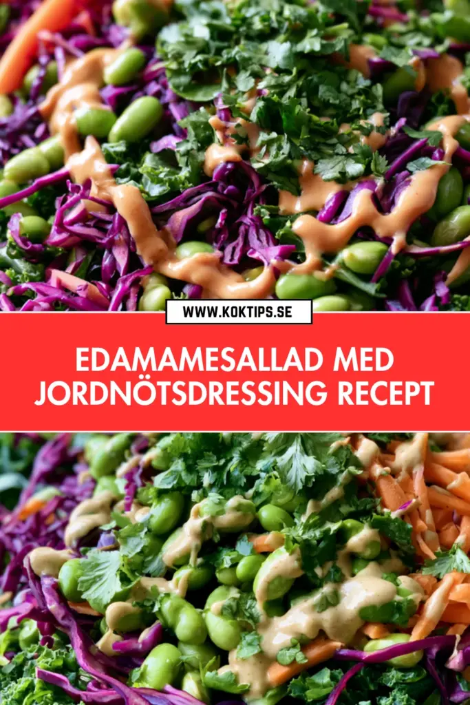 Färgglad edamamesallad: snabb, hälsosam och full av smak