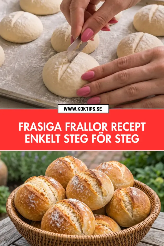 Frasiga frallor: det bästa hemlagade receptet steg för steg