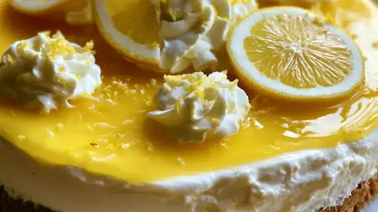Citron- och yoghurttårta Perfekt sommartårta