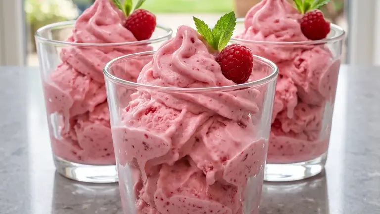 Hallonglass recept med bara 3 ingredienser: enkel hemgjord sommarnjutning