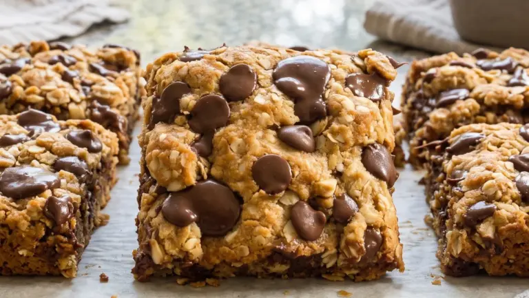 Havrerutor med banan och choklad på bara 5 ingredienser: enkelt, gott och klart på 30 minuter
