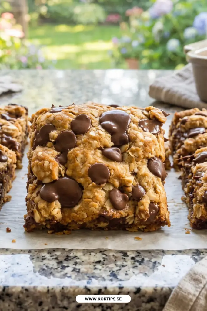 Havrerutor med banan och choklad på bara 5 ingredienser: enkelt, gott och klart på 30 minuter