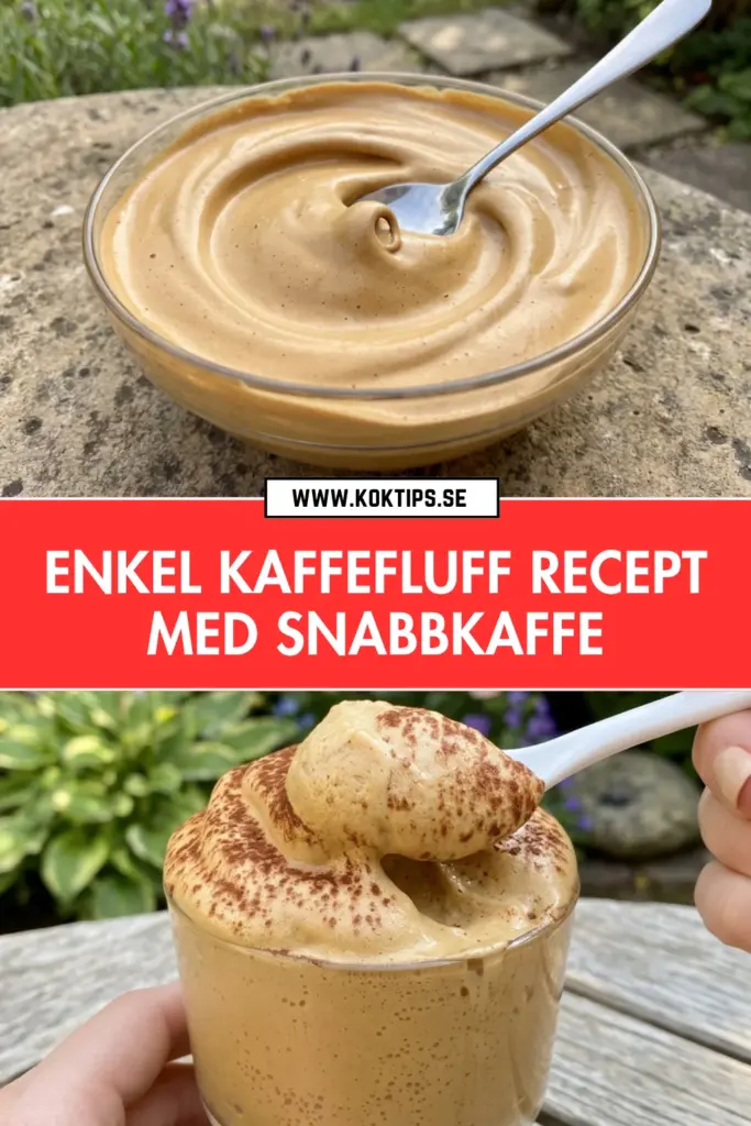 Kaffefluff på snabbkaffe: det enklaste och krämigaste receptet du testat
