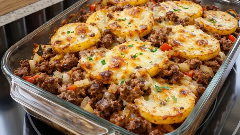 Krämig och enkel köttfärsgratäng som hela familjen älskar