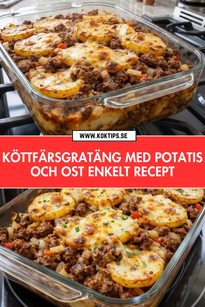 Krämig och enkel köttfärsgratäng som hela familjen älskar
