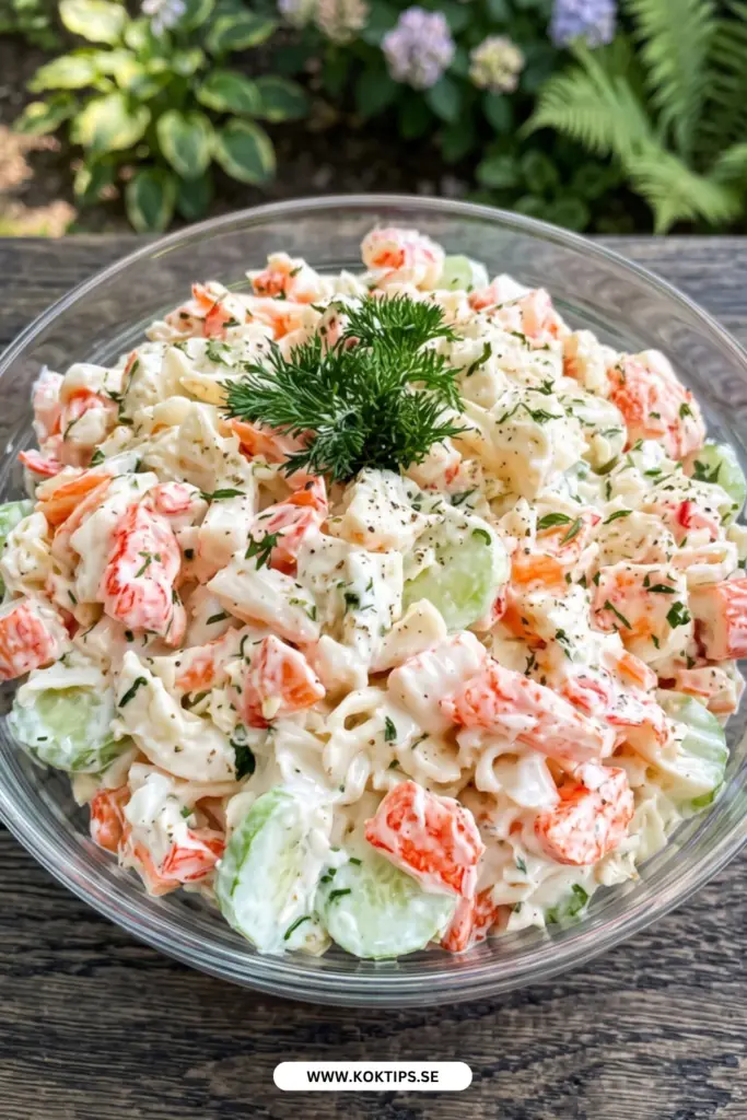 Enkel och fräsch krämig gurk