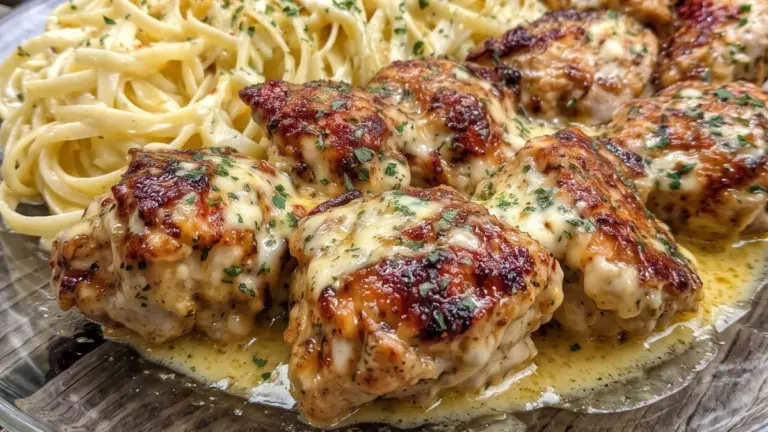 Krämig vitlökskyckling med linguine: middagen som är klar på 30 minuter