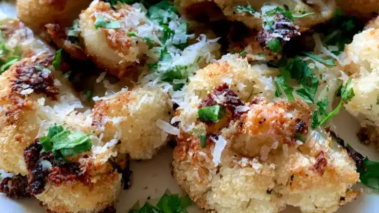 Ugnsrostad blomkål med parmesan: snabb vardagsrätt som alltid funkar