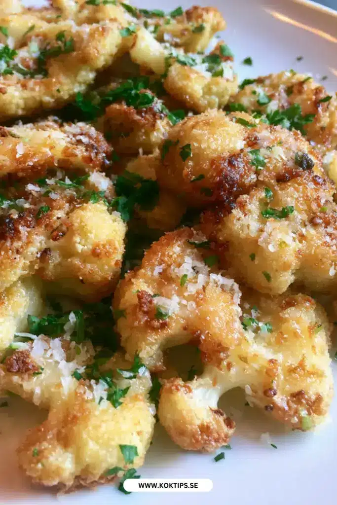 Ugnsrostad blomkål med parmesan: snabb vardagsrätt som alltid funkar