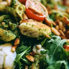 Kycklings- och pestopastasallad Recept