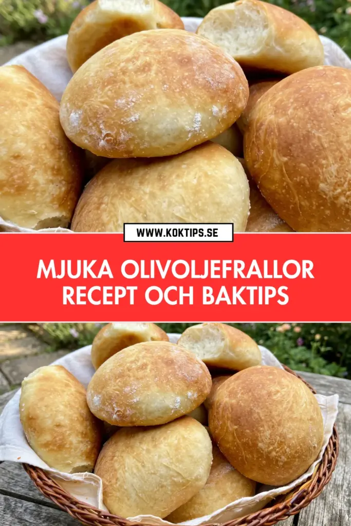 Hemlagade olivoljefrallor: klassiskt frallor recept med mjuk och luftig konsistens