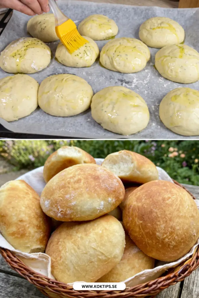 Hemlagade olivoljefrallor: klassiskt frallor recept med mjuk och luftig konsistens