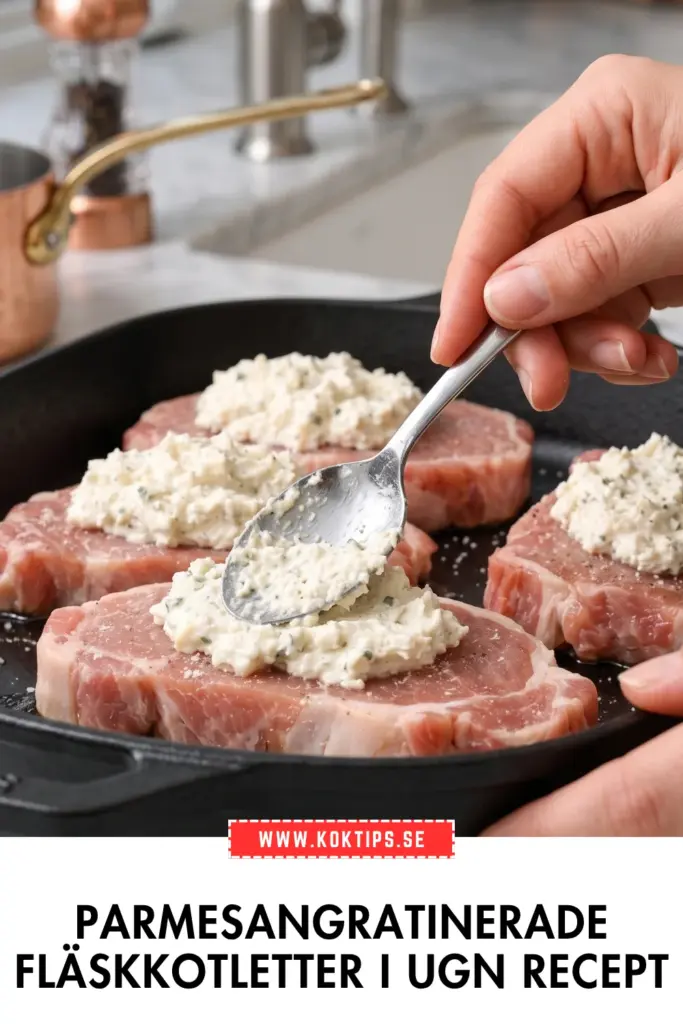 Saftige parmesangratinerade fläskkotletter i ugn: enkelt recept med fantastiskt resultat