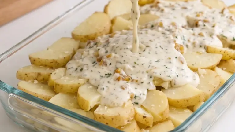 Potatisgratäng med lök som smakar som en kram: enkelt hemlagat recept