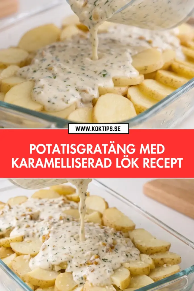 Potatisgratäng med lök som smakar som en kram: enkelt hemlagat recept