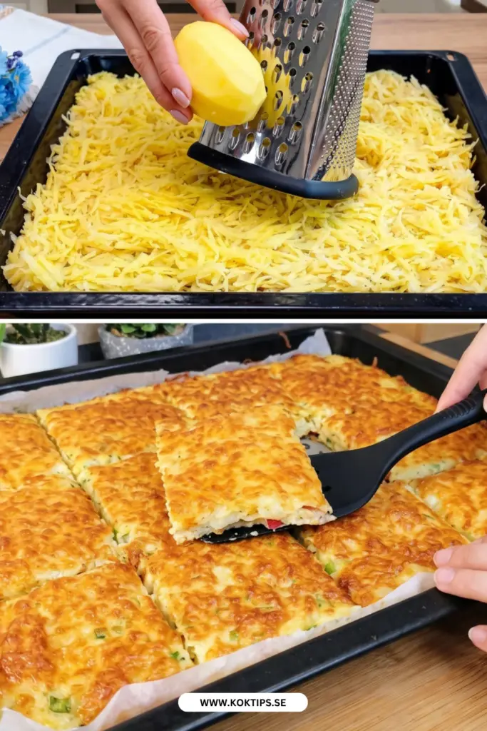 Potatisgratäng med ost i långpanna: det krämiga receptet hela familjen älskar