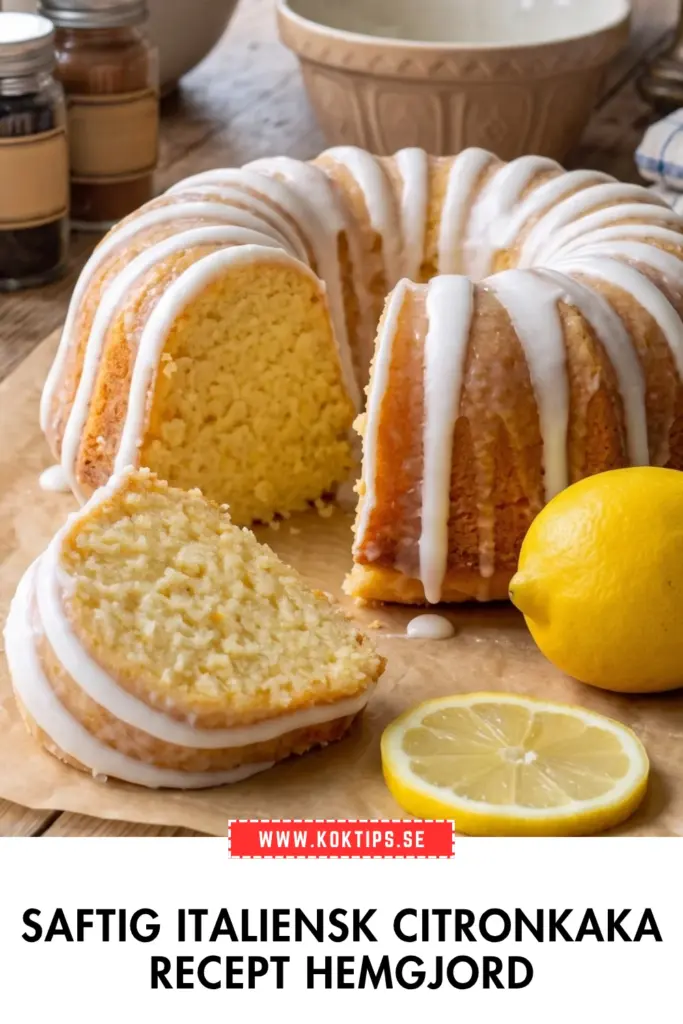 Saftig italiensk citronkaka: det bästa hemlagade receptet du kommer göra