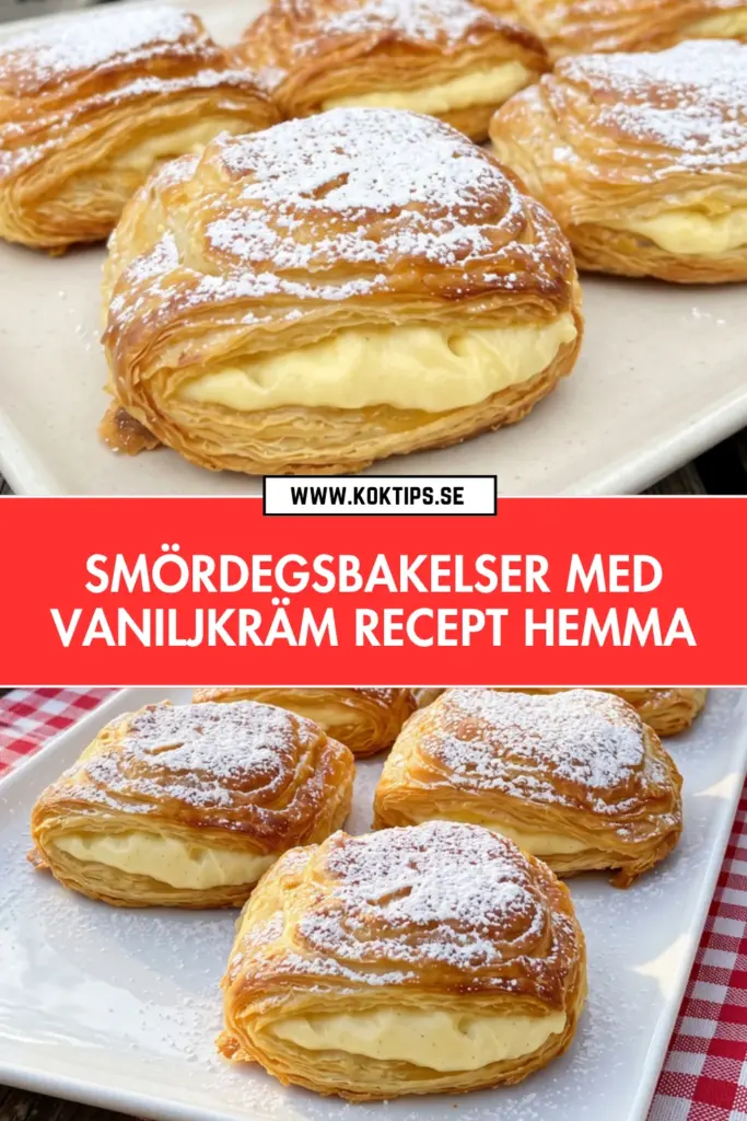 Enkla smördegsbakelser med vaniljkräm: ett klassiskt recept du alltid kommer älska