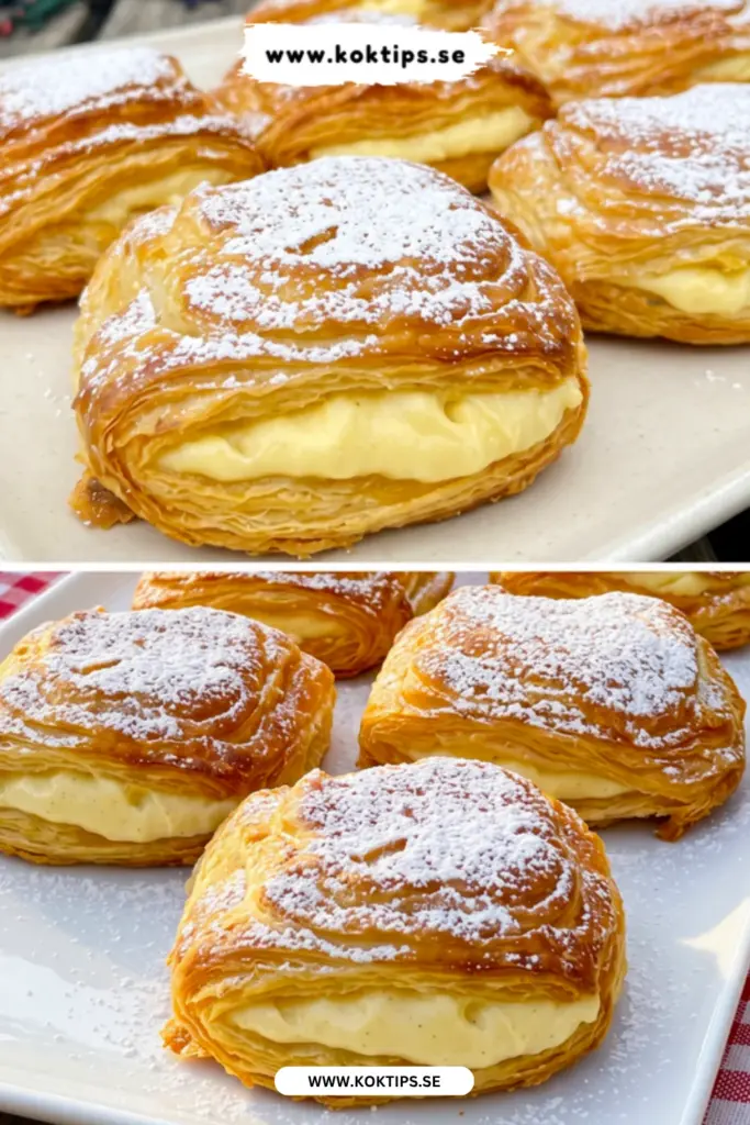 Enkla smördegsbakelser med vaniljkräm: ett klassiskt recept du alltid kommer älska
