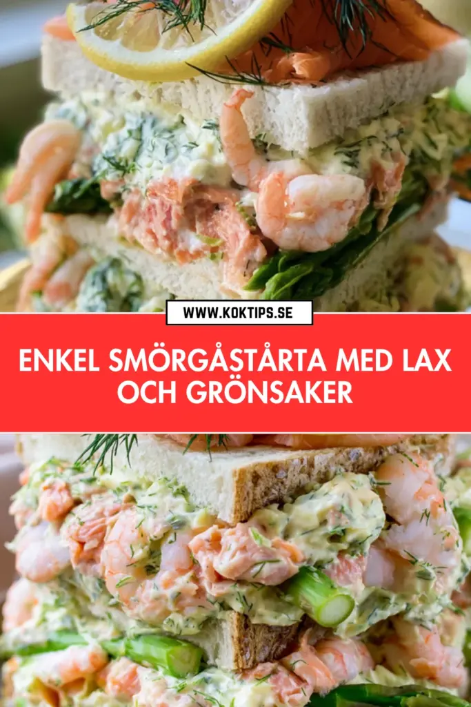 Enkel smörgåstårta med lax: det bästa hemlagade receptet för alla tillfällen