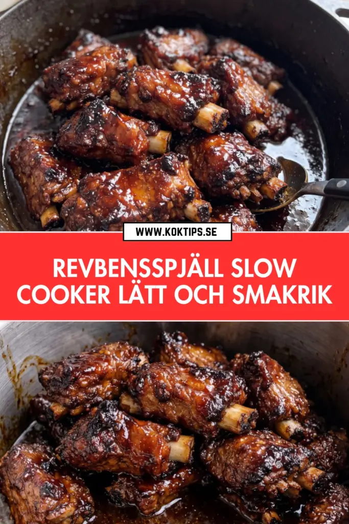 Revbensspjäll slow cooker: det enklaste receptet för mört och smakrikt kött