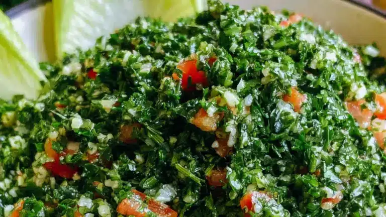 Tabbouleh recept: den klassiska libanesiska persiljesalladen hemlagad