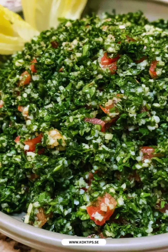 Tabbouleh recept: den klassiska libanesiska persiljesalladen hemlagad