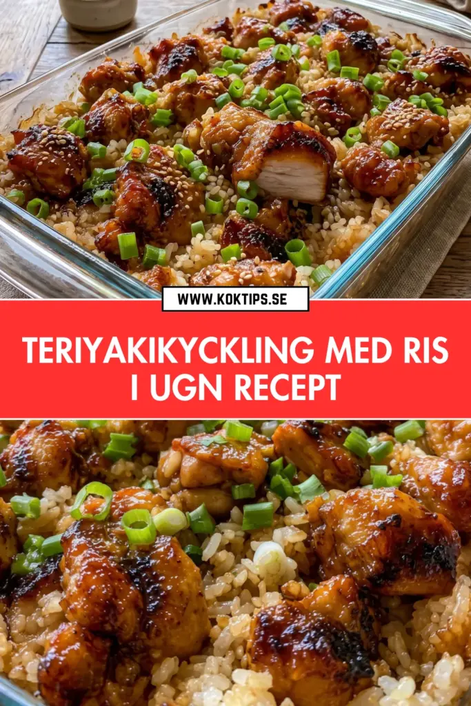 Teriyakikyckling med ris i ugn: det godaste receptet för hela familjen