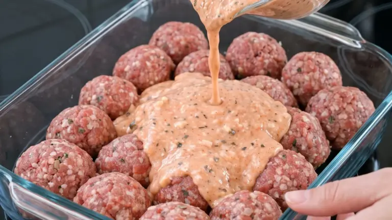 Ugnsbakade köttbullar i tomatsås: snabb och krämig vardagsrätt du kommer älska