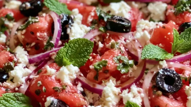 Vattenmelonsallad med fetaost: det godaste du lagar i sommar