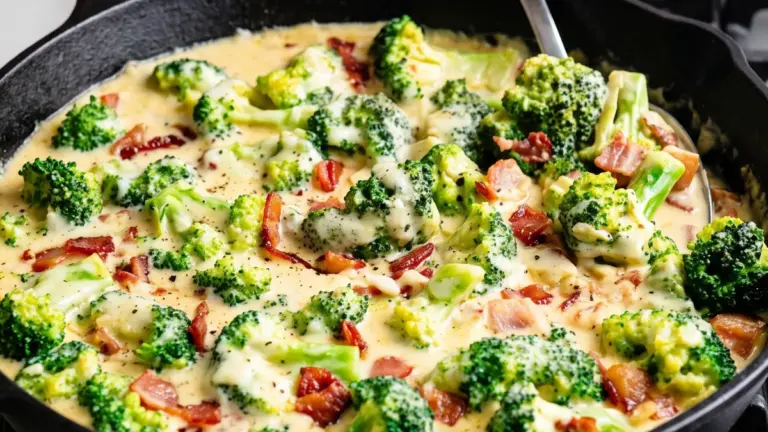 Vitlöksbroccoli med bacon och parmesan: det hemlagade receptet hela familjen älskar