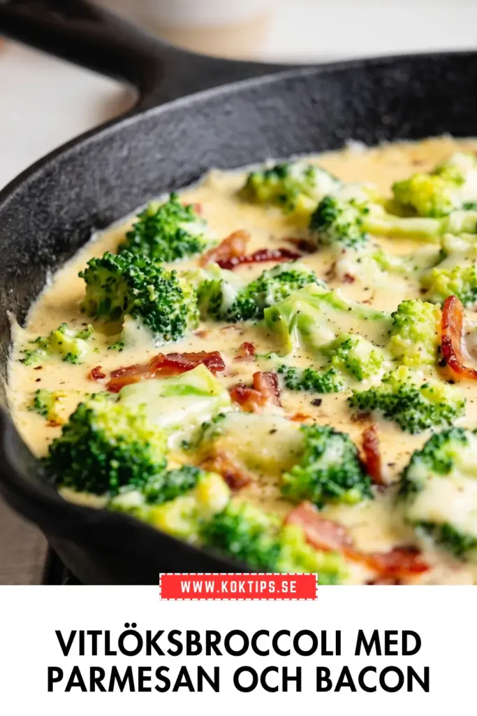 Vitlöksbroccoli med bacon och parmesan: det hemlagade receptet hela familjen älskar