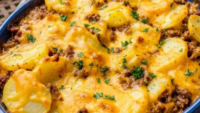 Enkel gratäng med köttfärs och potatis: det bästa hemlagade receptet för hela familjen