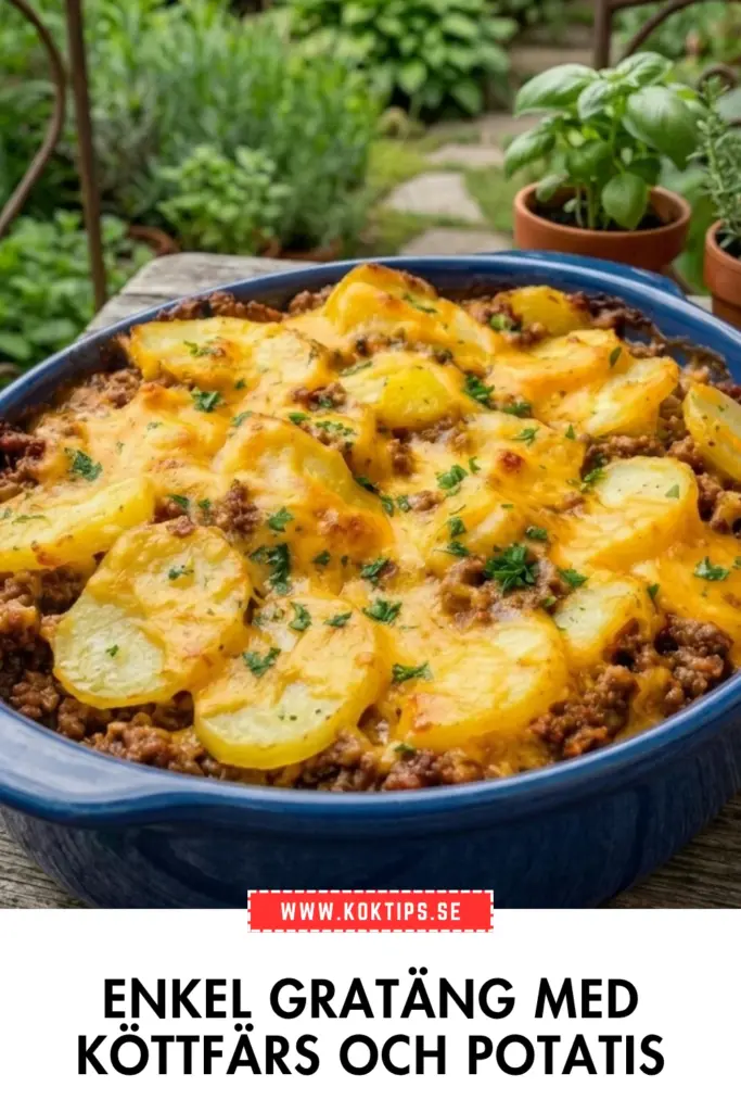 Enkel gratäng med köttfärs och potatis: det bästa hemlagade receptet för hela familjen