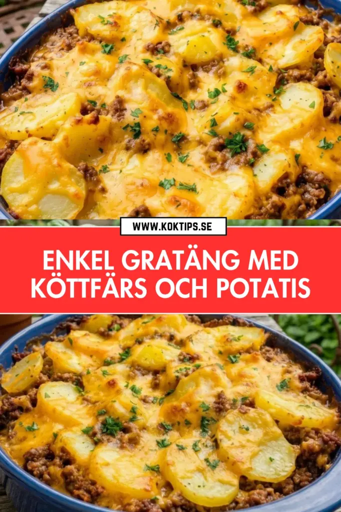 Enkel gratäng med köttfärs och potatis: det bästa hemlagade receptet för hela familjen