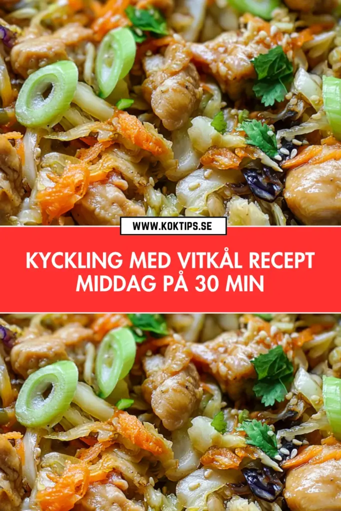 Kyckling med vitkål: snabb och smakrik middag på 30 minuter