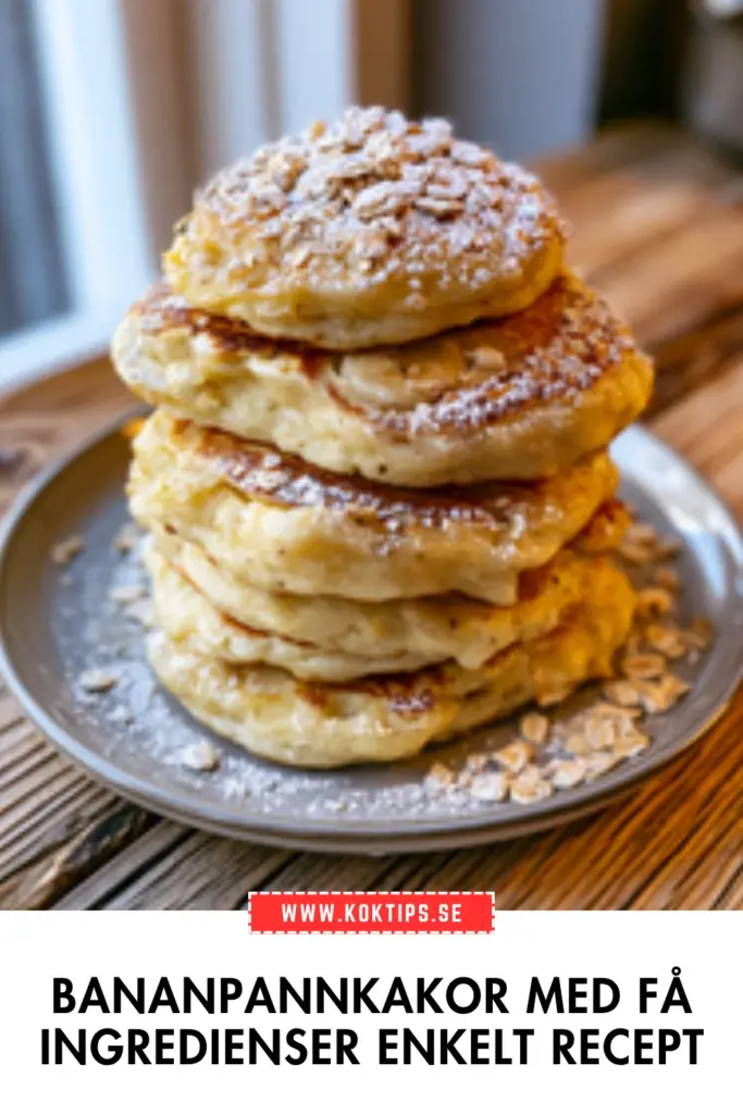 Bananpannkakor med få ingredienser: det enklaste receptet du någonsin testar