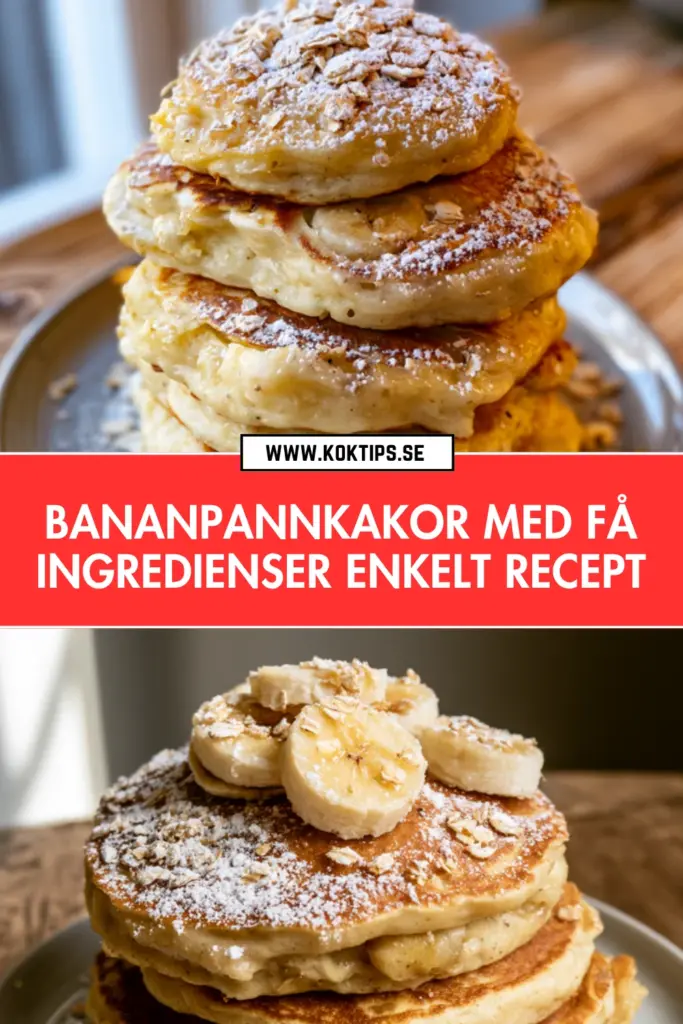 Bananpannkakor med få ingredienser: det enklaste receptet du någonsin testar