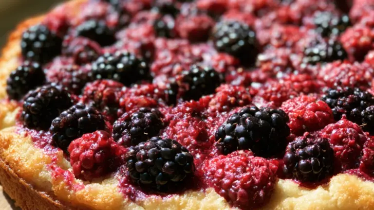 Björnbärstårta utan mjöl: klassiskt glutenfritt recept med mandelmjöl och färska björnbär