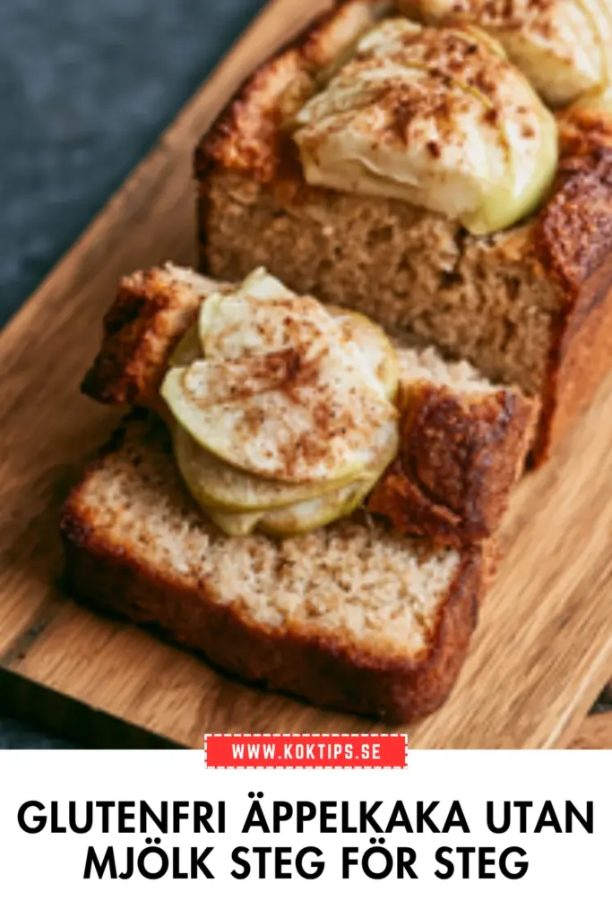 Glutenfri äppelkaka som faktiskt funkar: enkelt recept utan mjölk