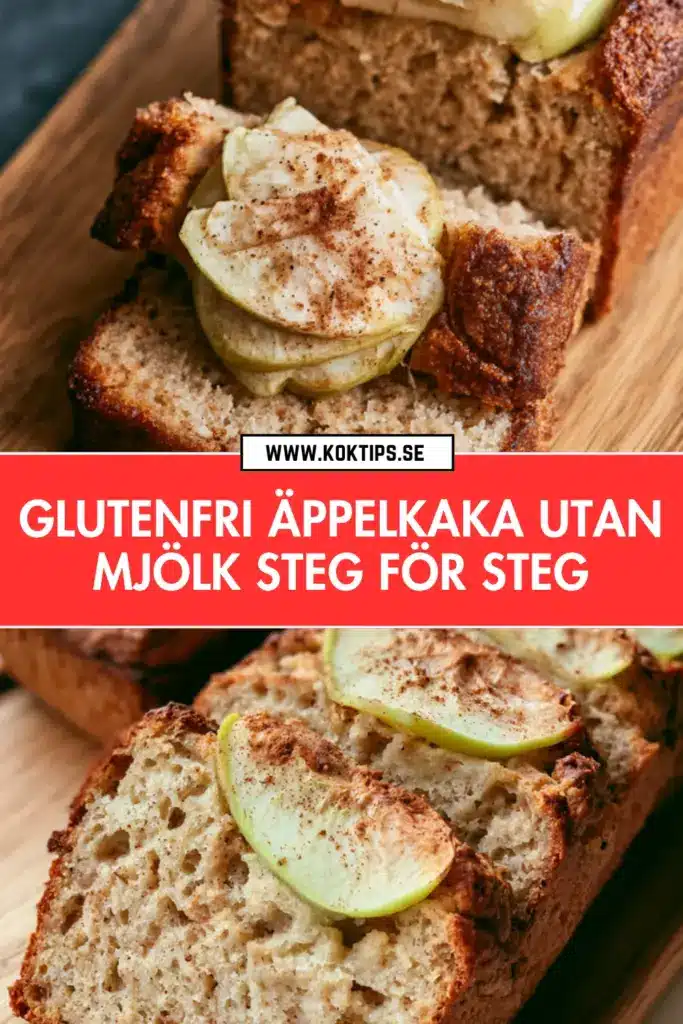 Glutenfri äppelkaka som faktiskt funkar: enkelt recept utan mjölk