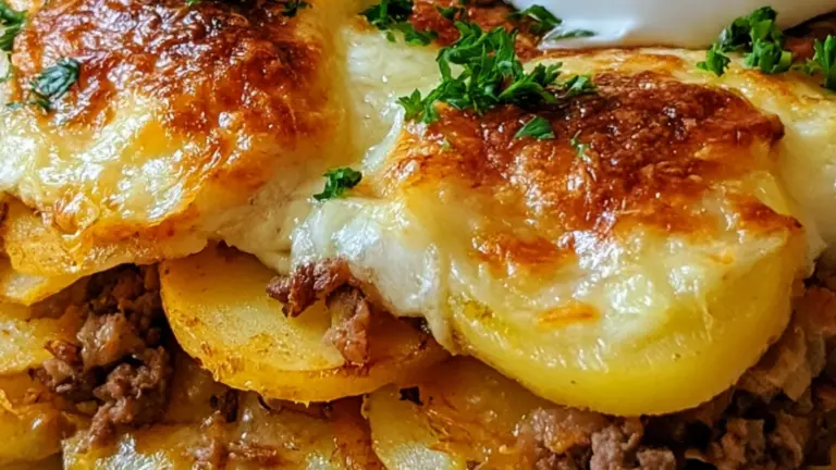 Gratinerad potatis köttfärsgratäng: det enkla receptet hela familjen älskar