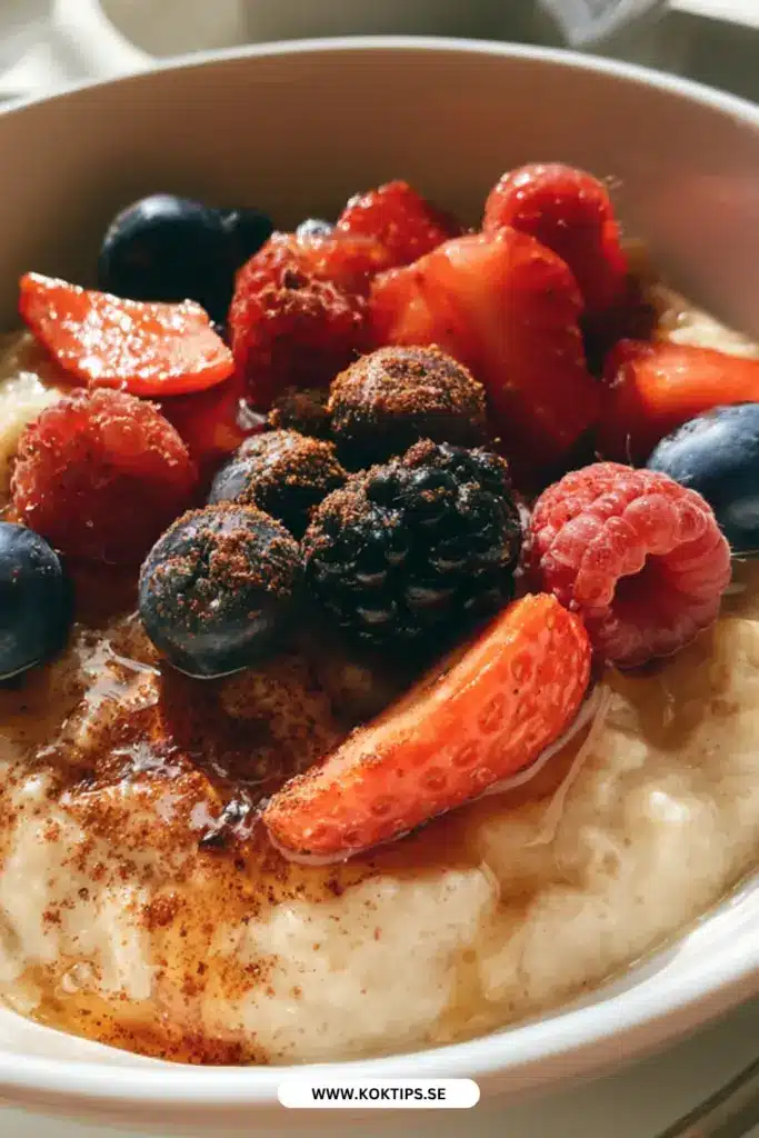 Havregrynsgröt recept: snabb, enkel och riktigt god frukost