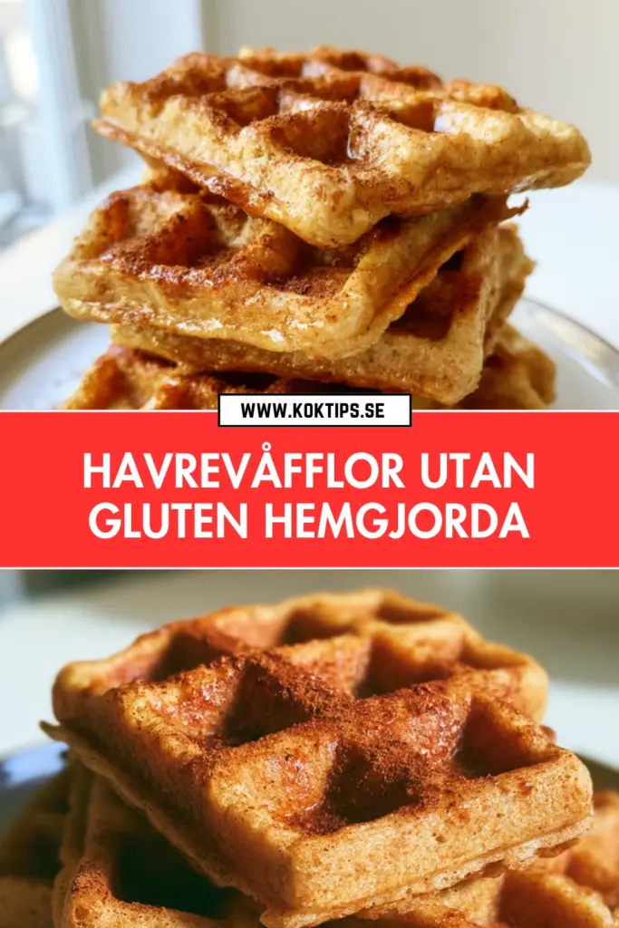 Krispiga havrevåfflor utan gluten: enkelt recept du vill göra varje helg