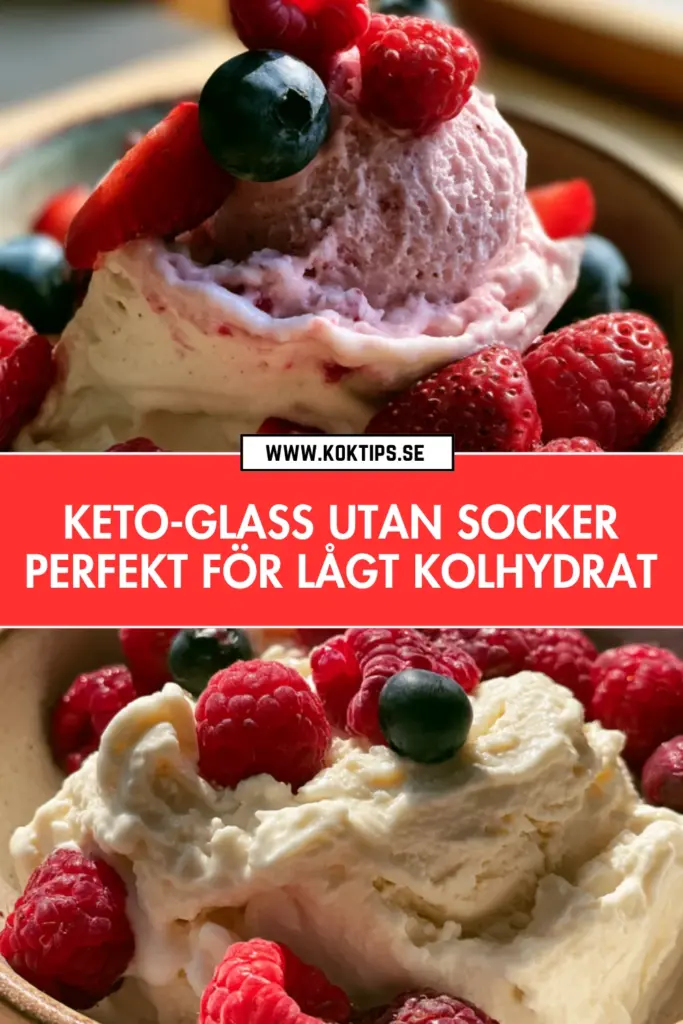 Keto-glass utan socker perfekt för lågt kolhydrat