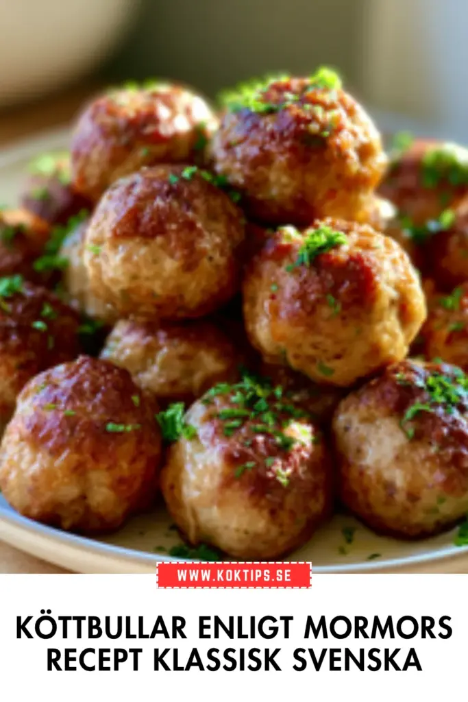 Köttbullar enligt mormors recept: enkla, saftiga och alltid rätt