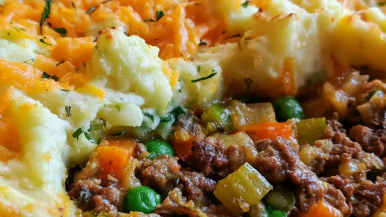 Köttfärspaj med krämigt potatismos och ost: det bästa hemlagade receptet