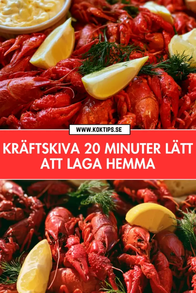 Kräftskiva hemma på 20 minuter: enkelt recept som imponerar