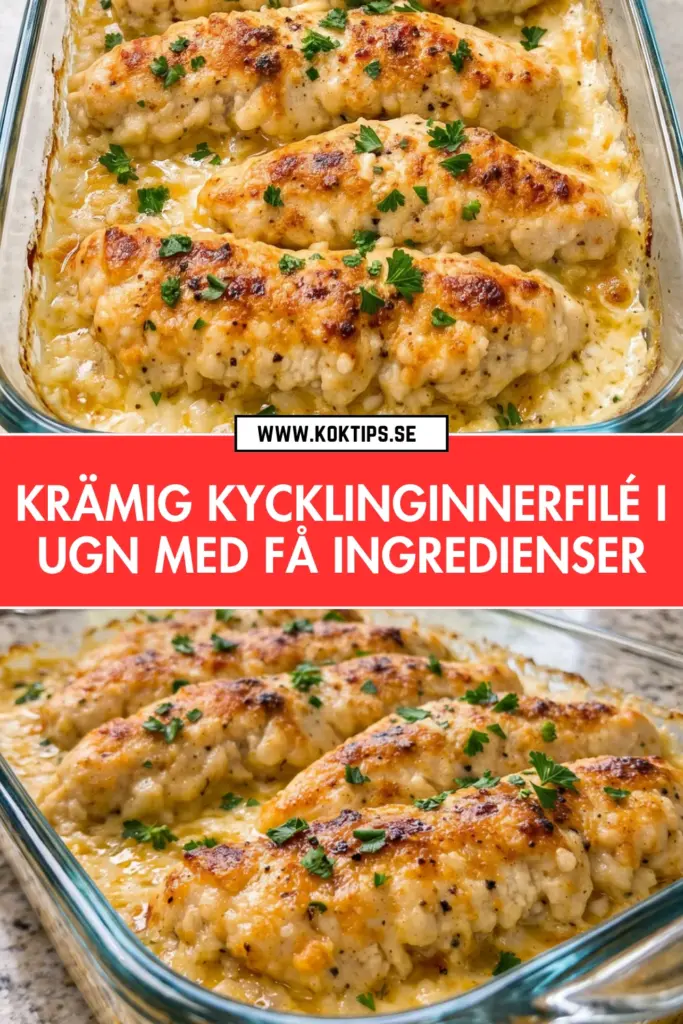 Krämig kycklinginnerfilé i ugn: det godaste receptet med få ingredienser