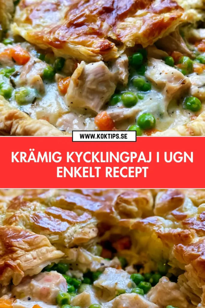 Krämig kycklingpaj som värmer hela familjen: enkelt recept från grunden